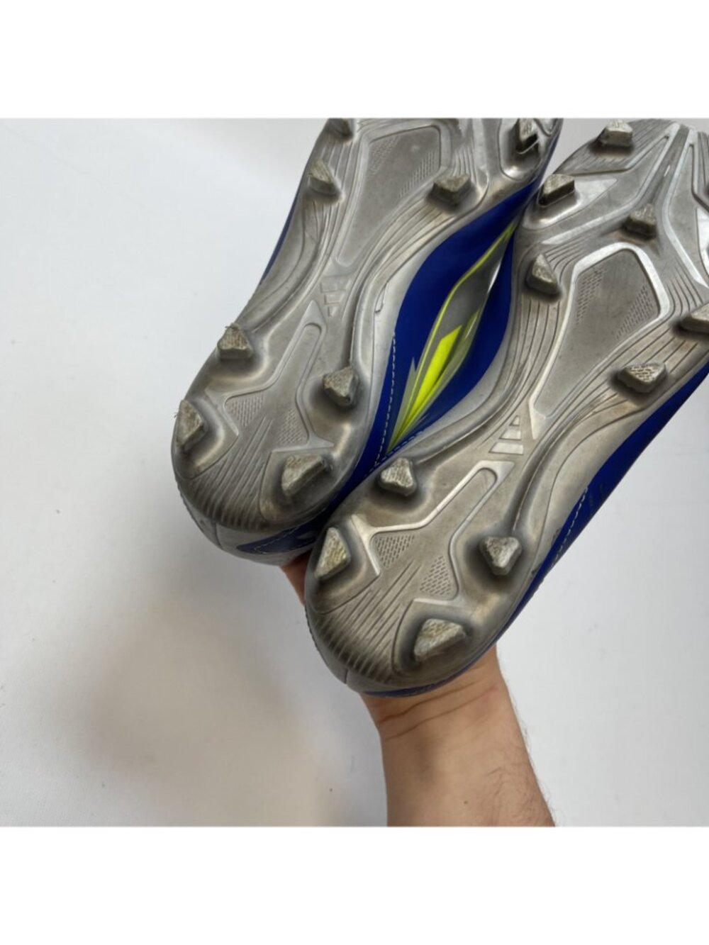 Adidas F50 Club FG/MG J Messi Youth Kids 5 Soccer Cleats Silver Blue IH0926 - Picture 5 of 13